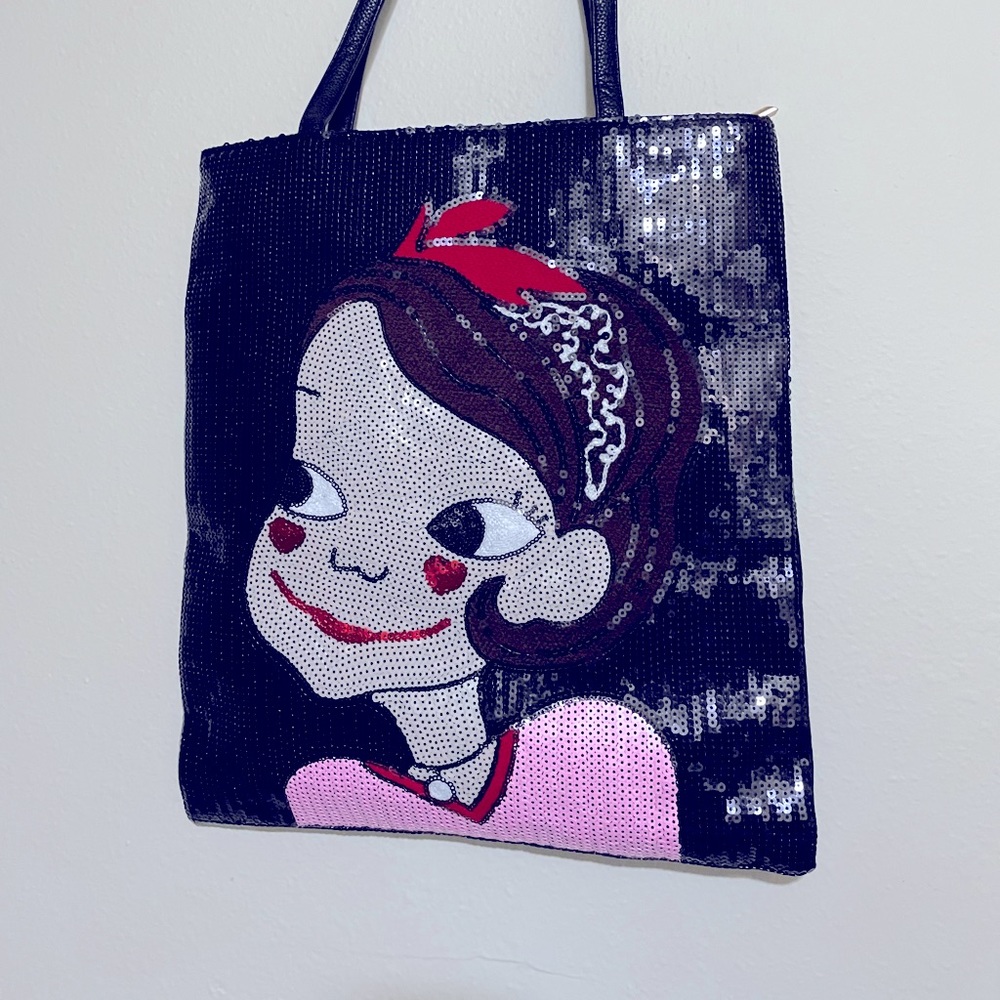 Sequin tote bag